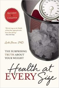 White book with the title called health at any size.