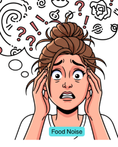 a woman confused about what to eat